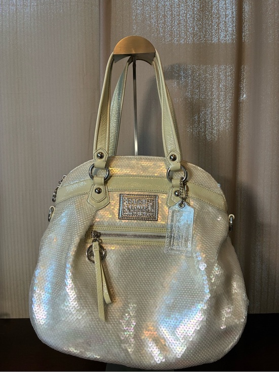 Coach Handbags - Coach Poppy Sequin Dome Satchel